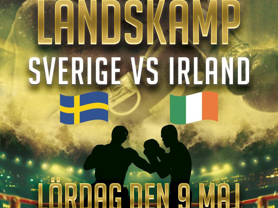 Rapport från landskampen Sverige vs Irland